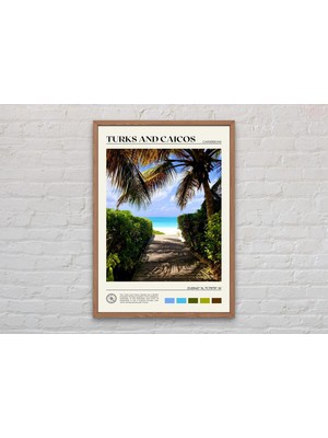 Ninastore Gerçek Fotoğraf/ Turks ve Caicos Adaları Baskısı/ Turks ve Caicos Duvar Sanatı/ Turks ve Caicos Post