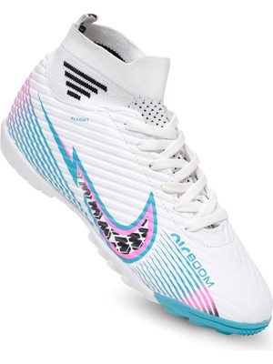 Kaptan Junior Yarı Profesyonel Çoraplı Çim- Halı Saha Kauçuk Taban Unisex Futbol Ayakkabısı