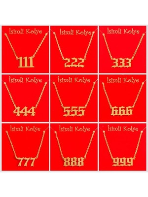 Datatek Uğurlu Rakamlar Uçlu Kolye