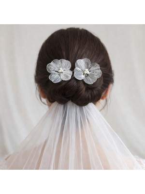 Gold Moda Gelin Saç Tokası | Duvak Tokası | Metal Renk Yansıtmalı Saç Aksesuarı