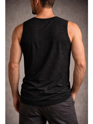 İlk El Grup Ieg™ Erkek Flamlı Kumaş Sıfır Kolsuz Atlet Basic Spor Üst, Günlük ve Fitness Kullanımına
