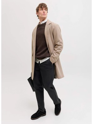 Jack & Jones Orta Bel Regular Fit Siyah Erkek Chino Pantolon 12292970 Jpstollıe Vance Chıno Noos