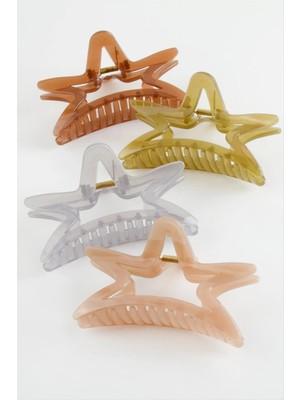 Datatek Yıldız Renkli Mandal Toka 10 cm