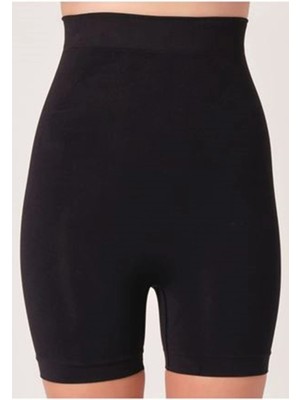 Liyuza Siyah Kadın Kalça Kaldırıcı Dikişsiz Korse - 760