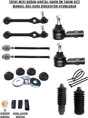 FZW M131 Doğan Kartal Şahin S-Slx Manuel Direksiyon Ön Takım Ön Düzen Rotilli Kol Rotmilirotbaşıset