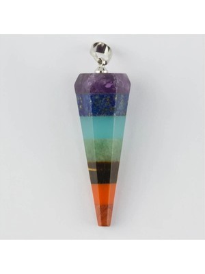 Datatek 7 Çakra Doğaltaş Kolye Ucu