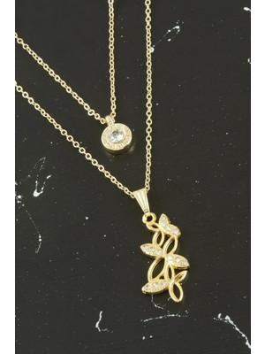 Datatek Kelebek Yeni Sezon Ikili Kolye