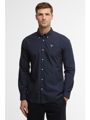 Barbour Treeport Poplin Gömlek NY91 Navy