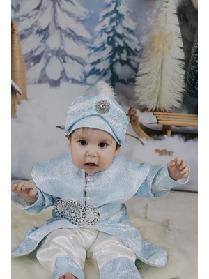 Pileki Baby Yenidoğan 0 6 Ay ve 1 Yaş Mevlüt ve Sünnet Kıyafeti Mevlütlük Sünnetlik Takım