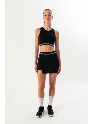 Maraton Slimfit Kadın   Siyah- Etek