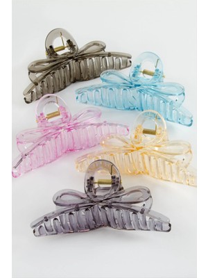 Datatek Fiyong Şeffaf Renkli Mandal Toka 11 cm