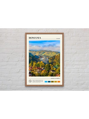 Ninastore Gerçek Fotoğraf/ Romanya Baskısı/ Romanya Duvar Sanatı/ Romanya Posteri/ Romanya Fotoğrafı/ Romanya