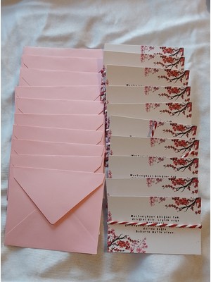 Huayen Atelier Marteniçka Bileklik 10 Adet Kartlı Pembe Zarf Içinde