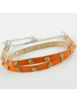 Datatek Klasik Deri Taşlı Kemer