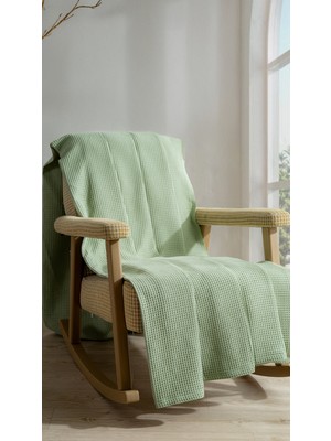 Waffle Dokuma Pike Yatak Örtüsü - %100 Pamuk, Tek ve Çift Kişilik Seçenekleri, Nefes Alan 4 Mevsim Hafif Tasarım, Denizli Üretimi