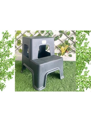 Mandella Arslan Basamaklı Tabure Antrasit