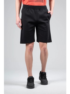 Maraton Regular Erkek   Siyah Şort
