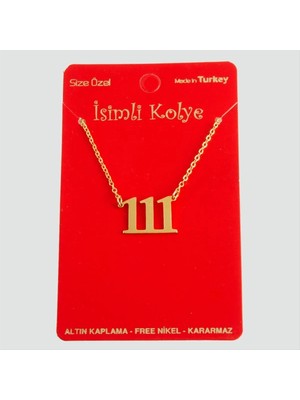 Renklime Uğurlu Rakamlar Uçlu Kolye