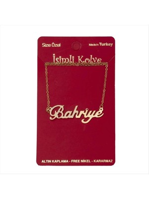 Renklime Bahriye Isimli Kolye (Kişiye Özel)