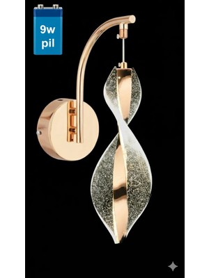 Akgül Mars Gold Kablosuz Pilli Aplik