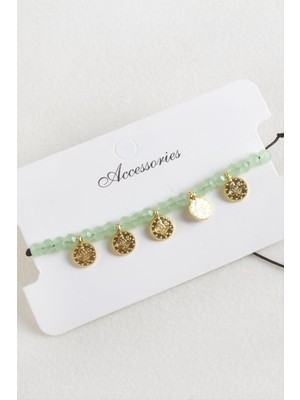 Datatek Para Kristal Makrome Ip Bileklik