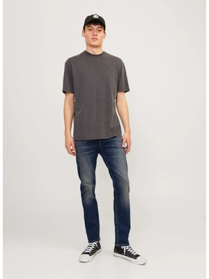 Jack & Jones Normal Bel Tapered Fit Mavi Erkek Denim Pantolon 12158610 Jjımıke Jjorıgınal Jos 311