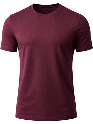 Jiber Anti Alerjik Bisiklet Yaka Bambu Erkek T-Shirt 334