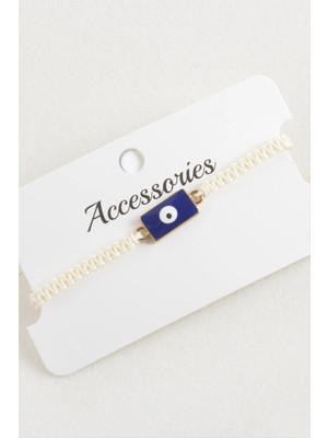 Datatek Dikdörtgen Makrome Örgülü Bileklik