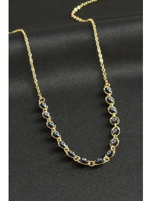 Datatek Nazarlı Mineli Kolye