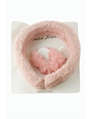 Datatek Tüylü Lastikli Toka Taç Set