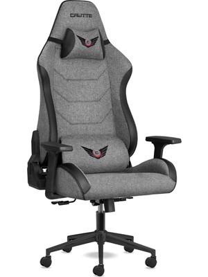 Calitte Profesyonel Kumaş Oyuncu Koltuğu | Supra Sp | Gri Siyah