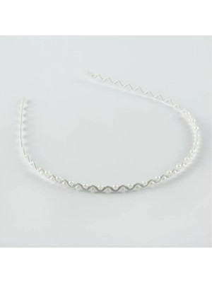 Renklime Inci Metal Taç