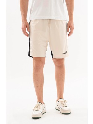 Maraton Relax Erkek  Düz Paça Bej Şort
