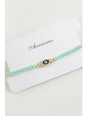 Datatek Göz Makrome Örgülü Bileklik