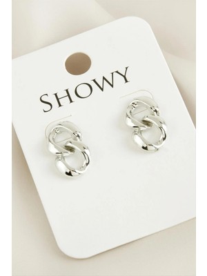 Renklime Sonsuzluk Yeni Sezon Metal Küpe