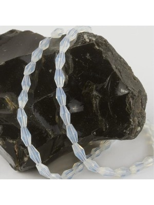 Renklime 4*8 mm Arpa Kesim Kristal Taş