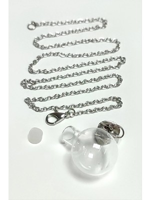 Datatek Metal Kapaklı Boş Fanus Canlı Kolye