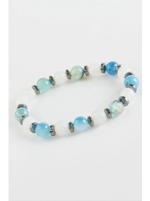 Datatek Akik Ay Taşı Doğaltaş Bileklik