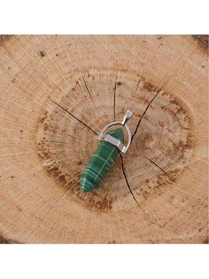 Datatek Malahit Point Kolye Ucu