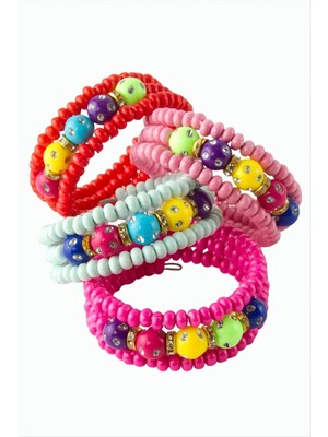 Datatek Taşlı Helezon Boncuk Çocuk Bileklik