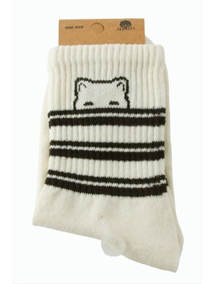 Datatek Kedi Kolej Çorap 8*28