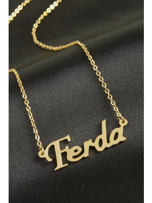 Renklime Ferda Isimli Kolye (Kişiye Özel)