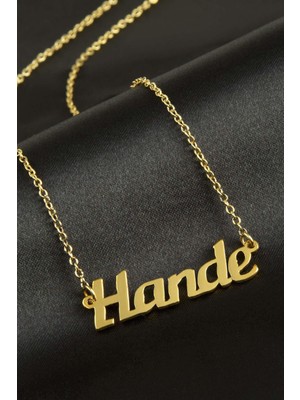 Renklime Hande Isimli Kolye (Kişiye Özel)