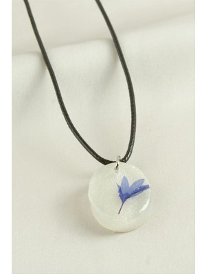 Datatek Peygamber Çiçeği Oval Epoksi Kolye