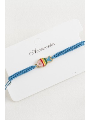 Datatek Balık Makrome Örgülü Bileklik