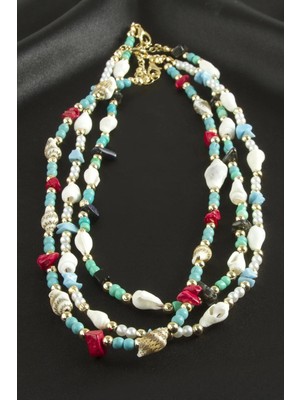 Datatek Deniz Kabuğu Boncuk Kolye