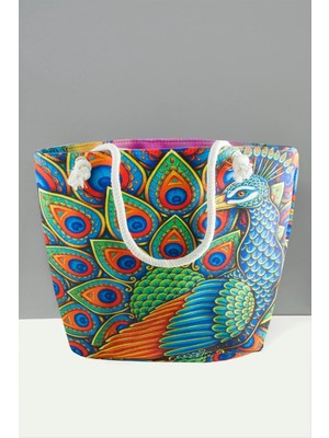 Datatek Desenli Plaj Çantası