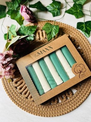 1959LV – Lovemaxx Unisex Craft Bebek Ağız Mendili Seti | 7’li Kutulu