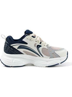 Maraton Comfort Kadın   Bej-Lacivert Ayakkabı