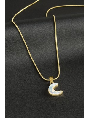 Datatek Hilal Çelik Kolye